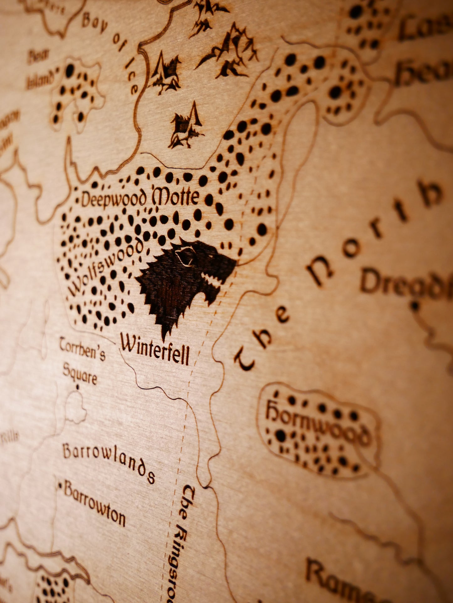 Engraved Map of Westeros