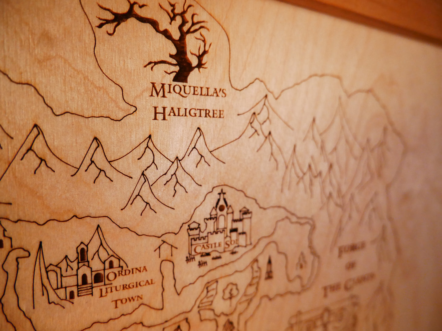 Engraved Map from Elden Ring (The Lands Between)