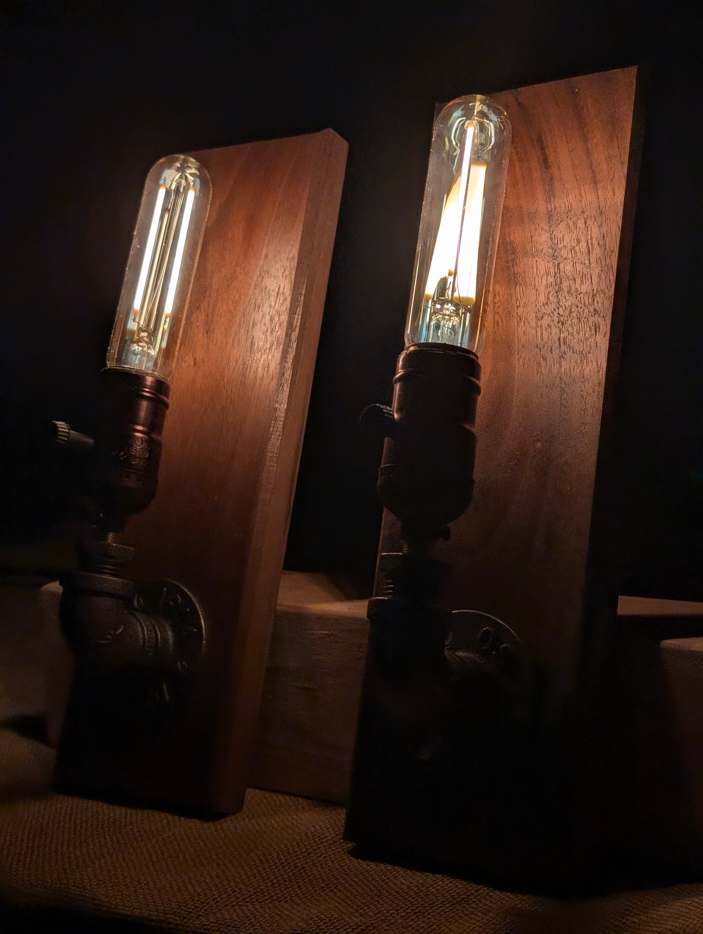 Walnut Wall Sconce