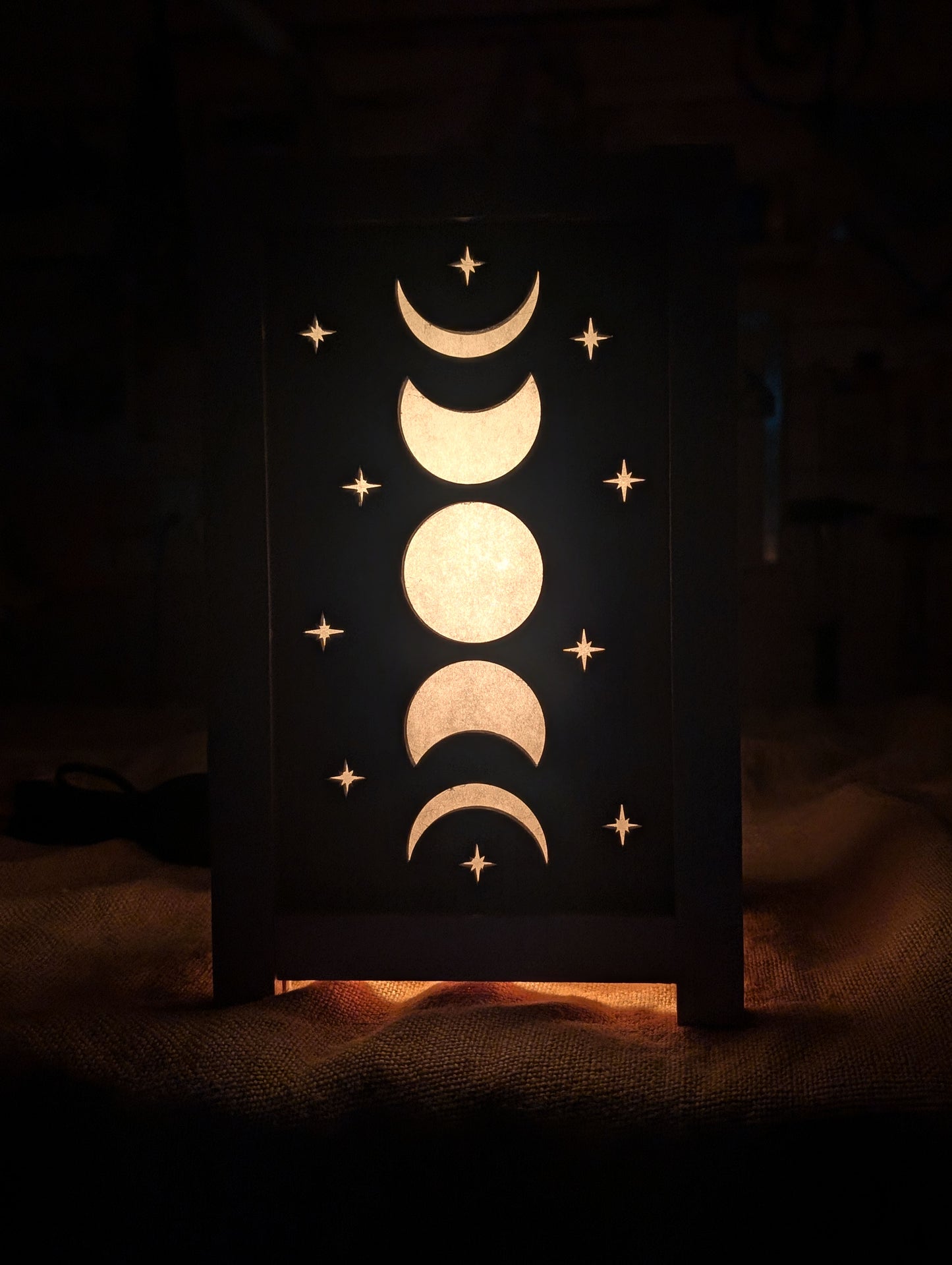 Cat and Moon Lamp