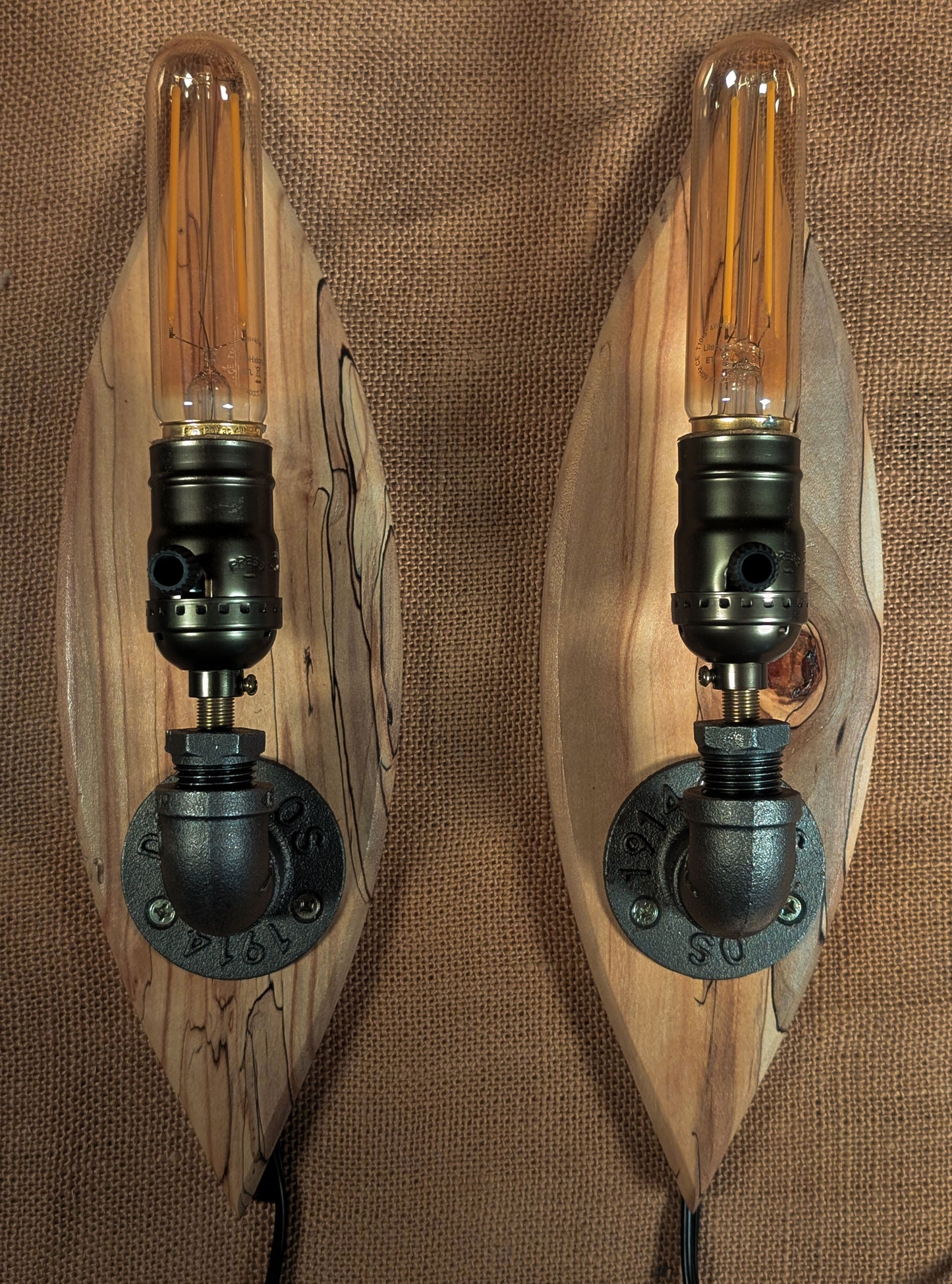 Spalted Maple Sconce