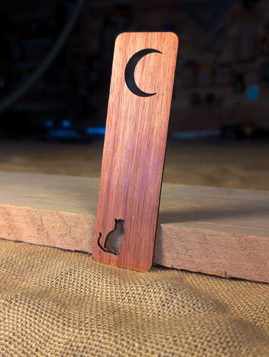 Cat and Moon Bookmark