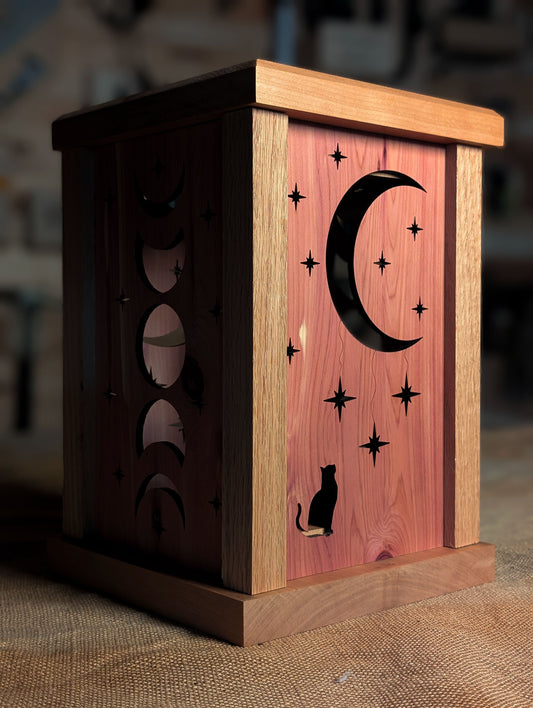 Cat and Moon Luminary