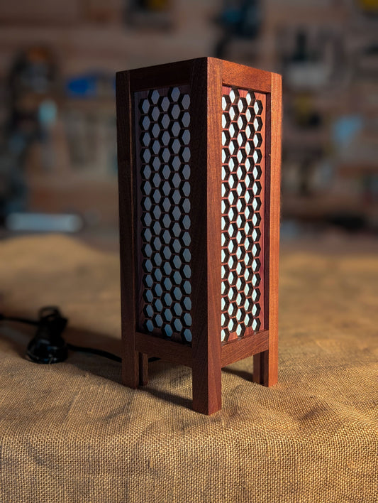 Skinny Hexagon Lamp