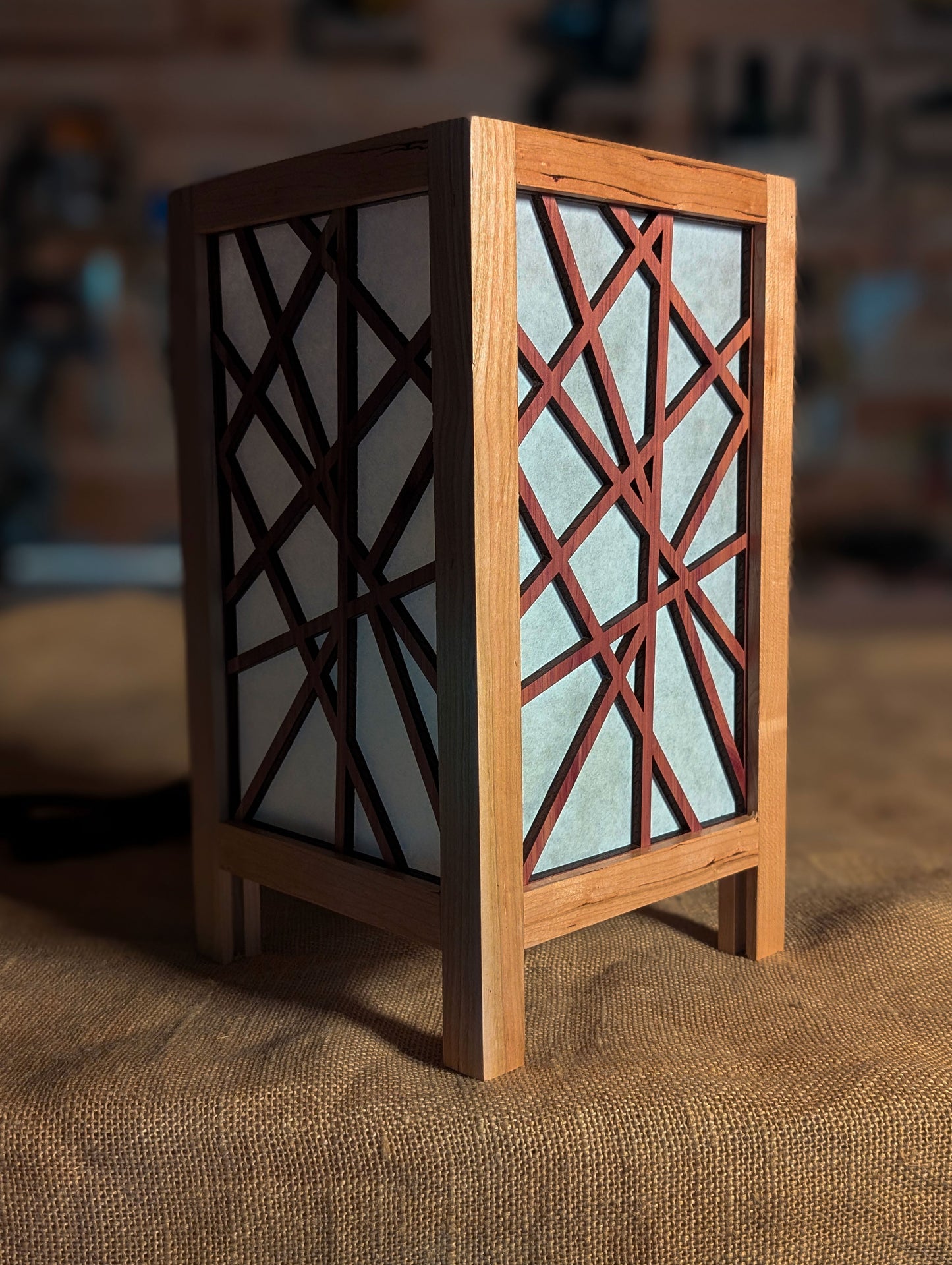 Shattered Glass Lamp