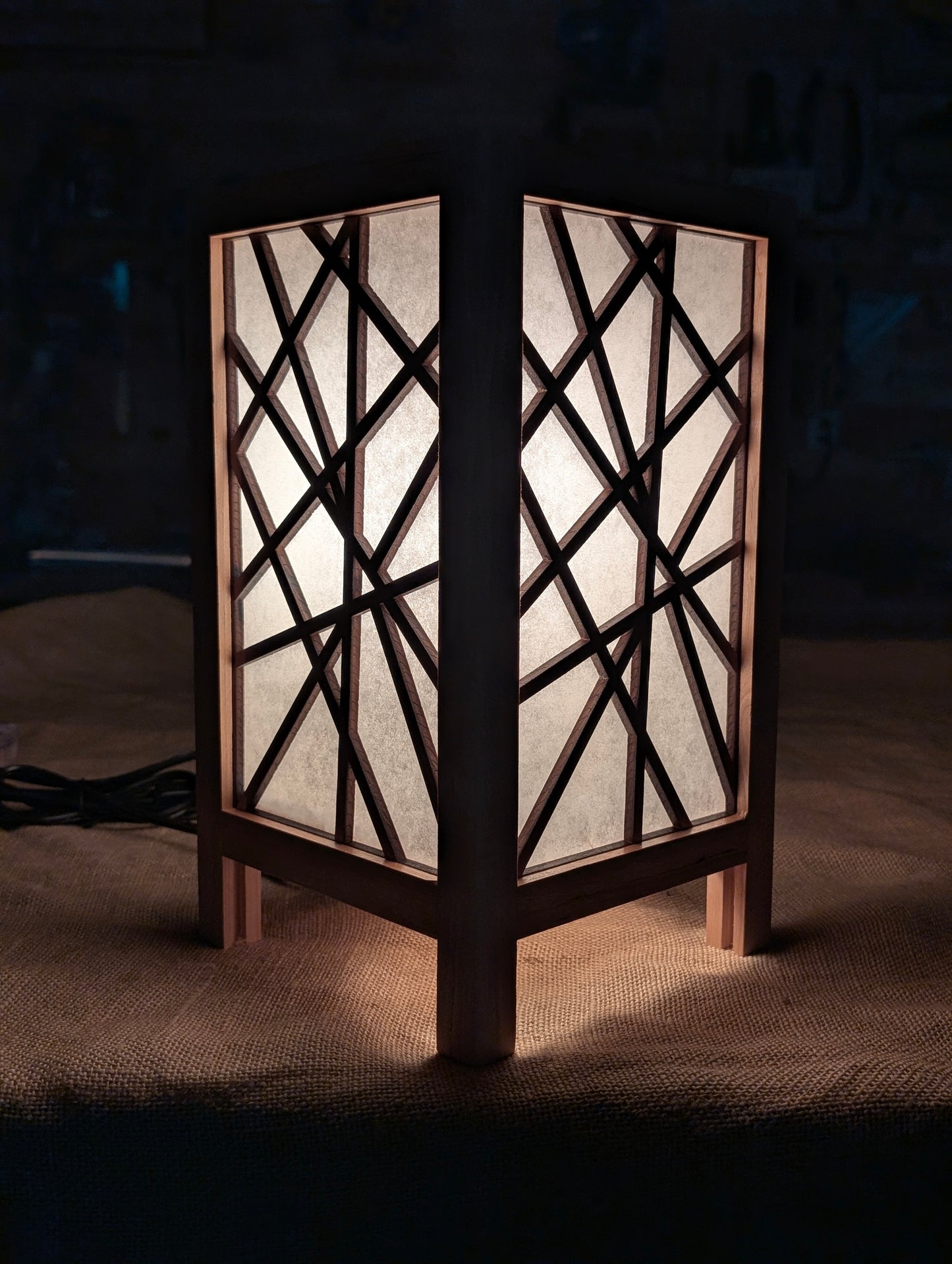 Shattered Glass Lamp