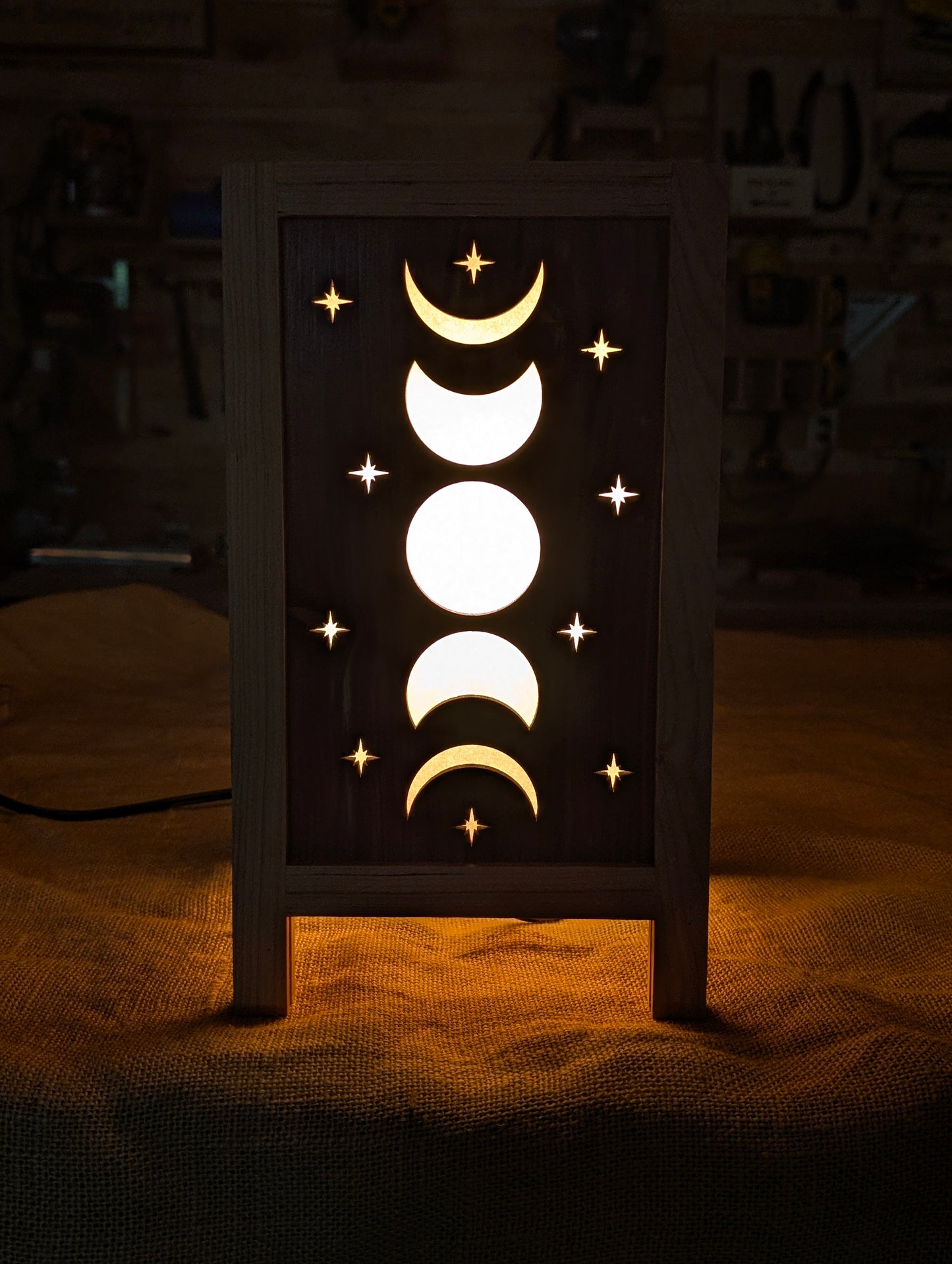 Cat and Moon Lamp