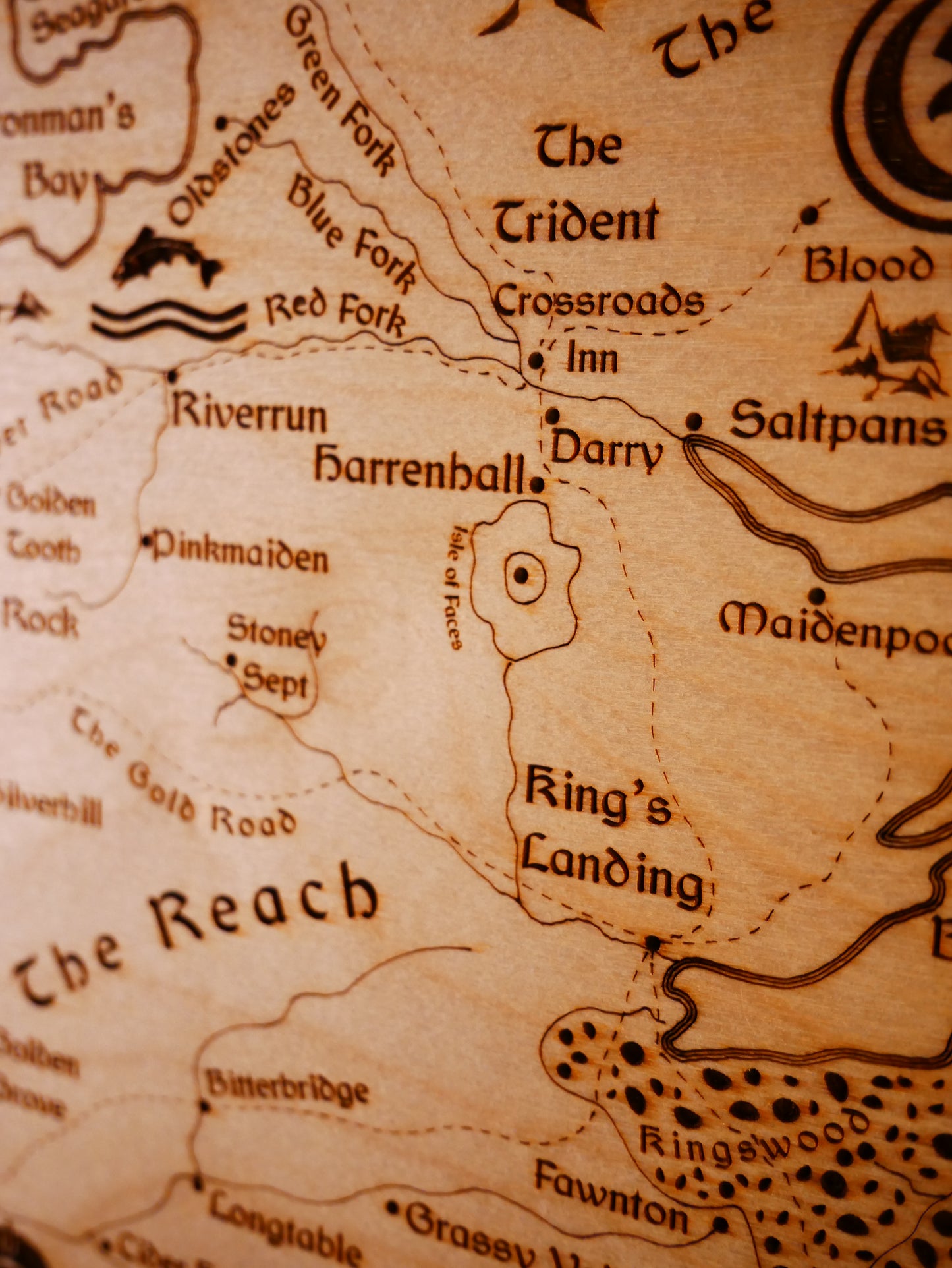 Engraved Map of Westeros