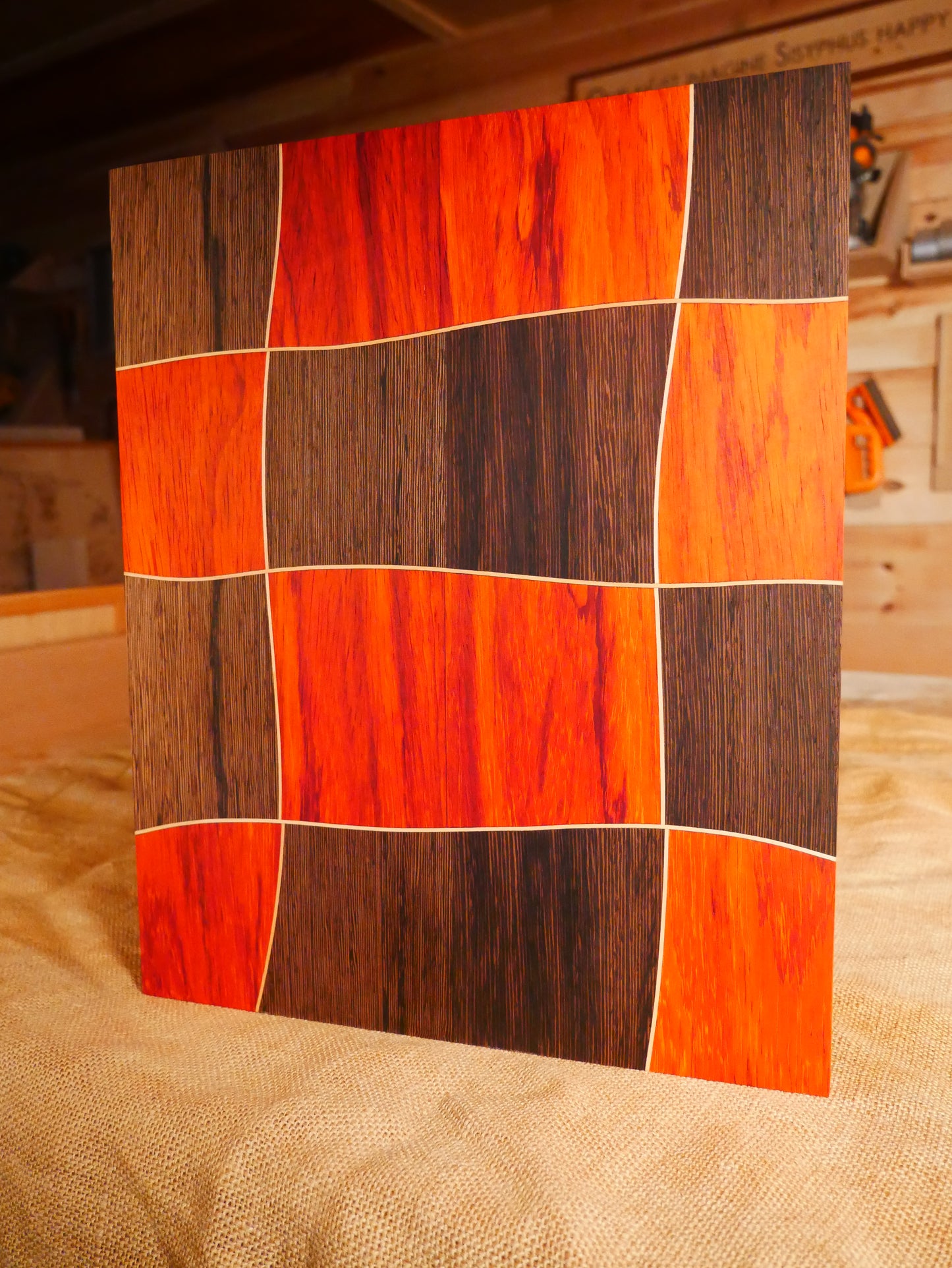 Drunken Padauk and Wenge