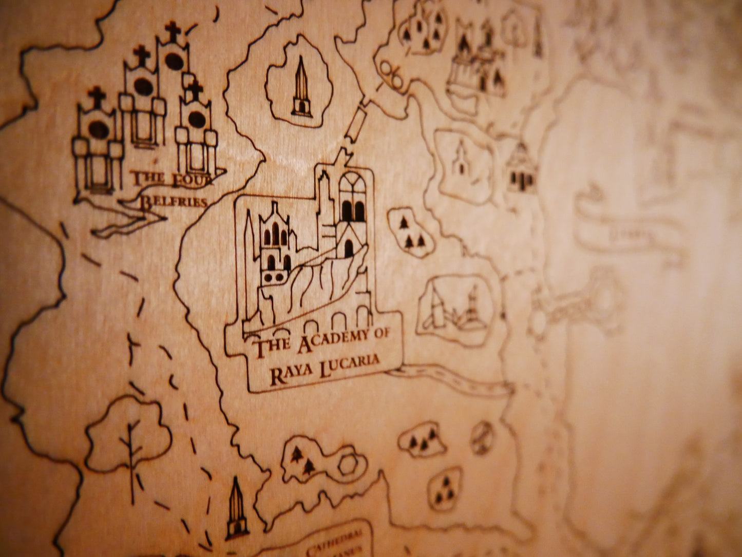 Engraved Map from Elden Ring (The Lands Between)