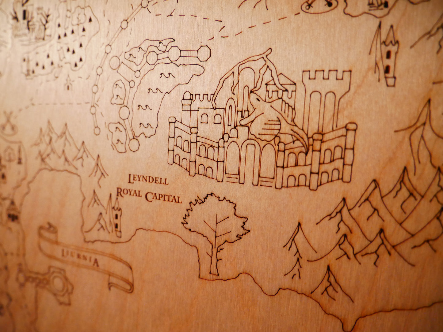 Engraved Map from Elden Ring (The Lands Between)