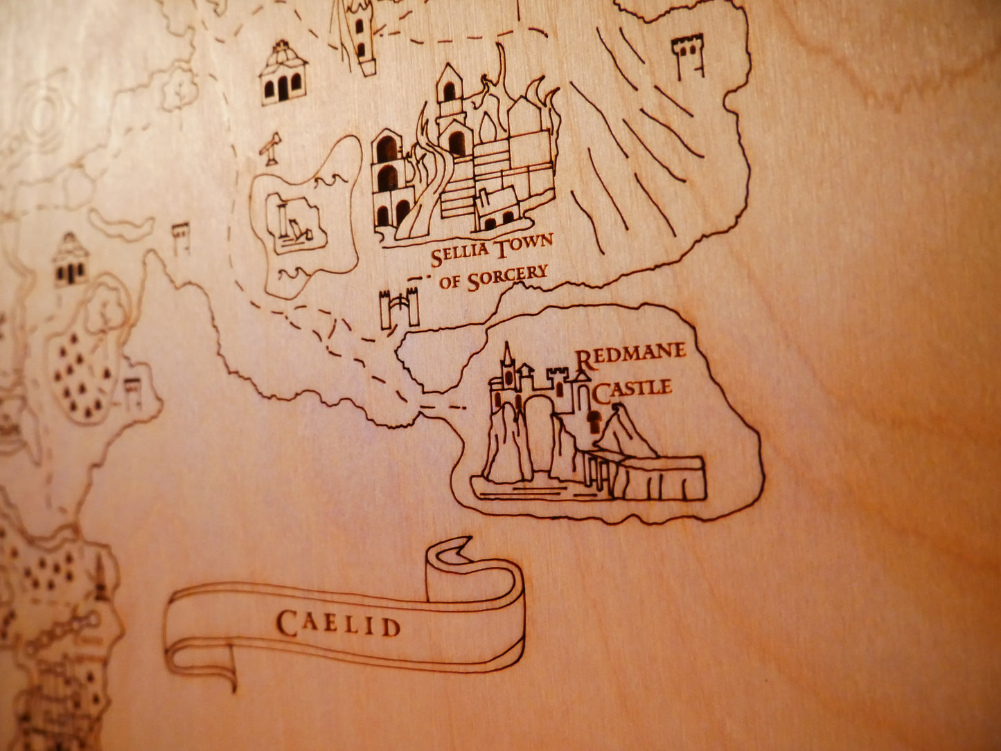 Engraved Map from Elden Ring (The Lands Between)