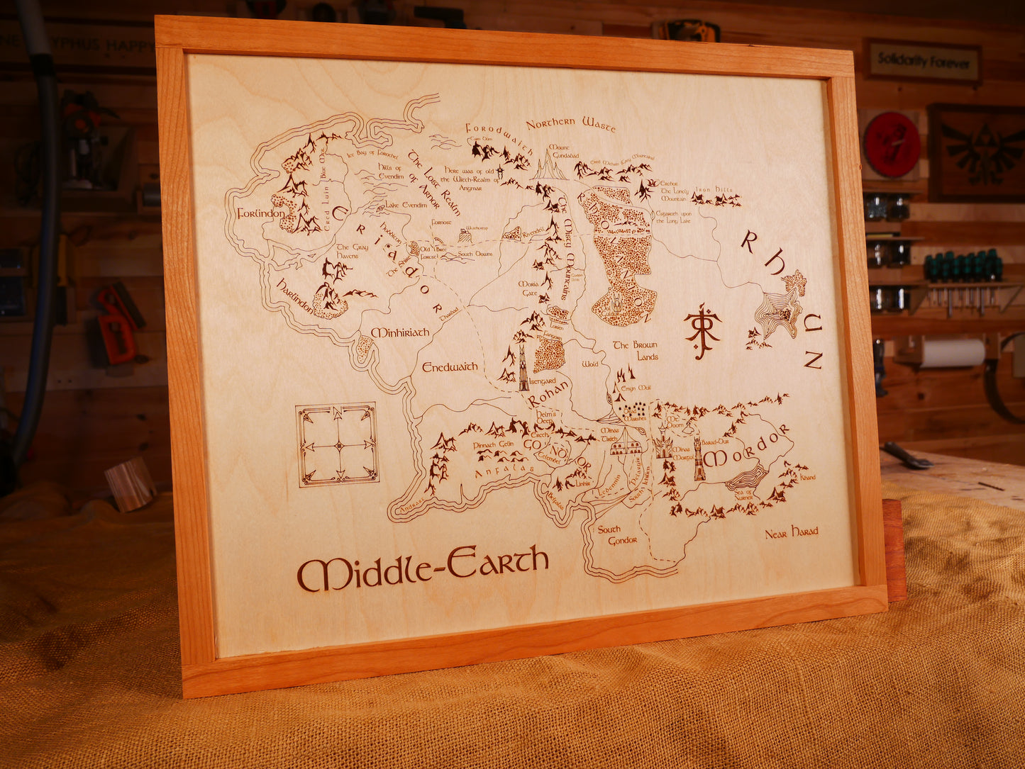 B Stock Middle Earth Maps