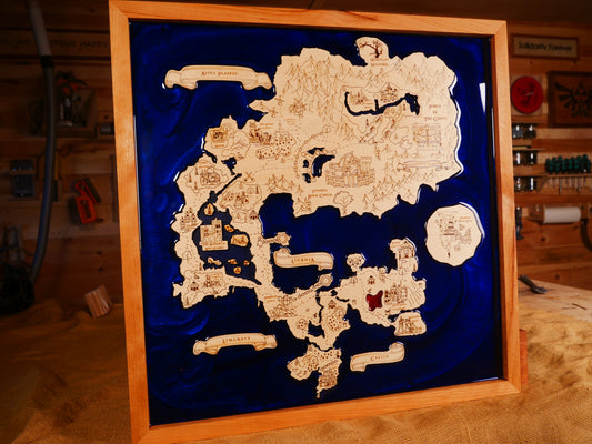 Epoxy Map from Elden Ring (The Lands Between)