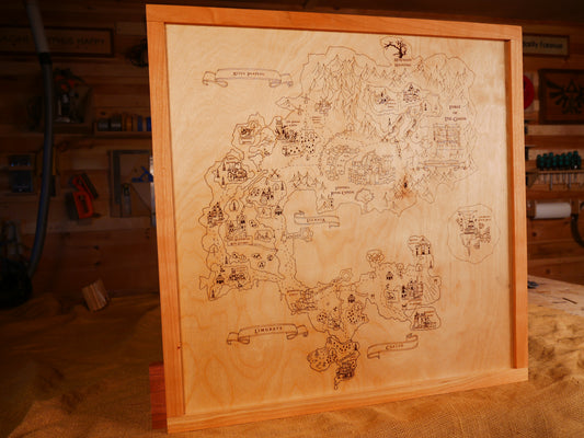 Engraved Map from Elden Ring (The Lands Between)