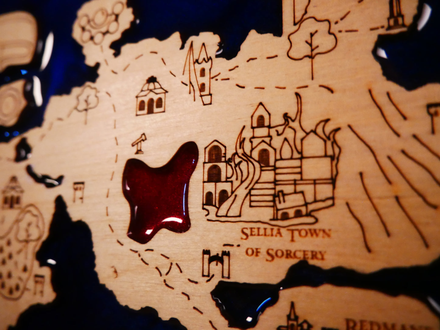 Epoxy Map from Elden Ring (The Lands Between)