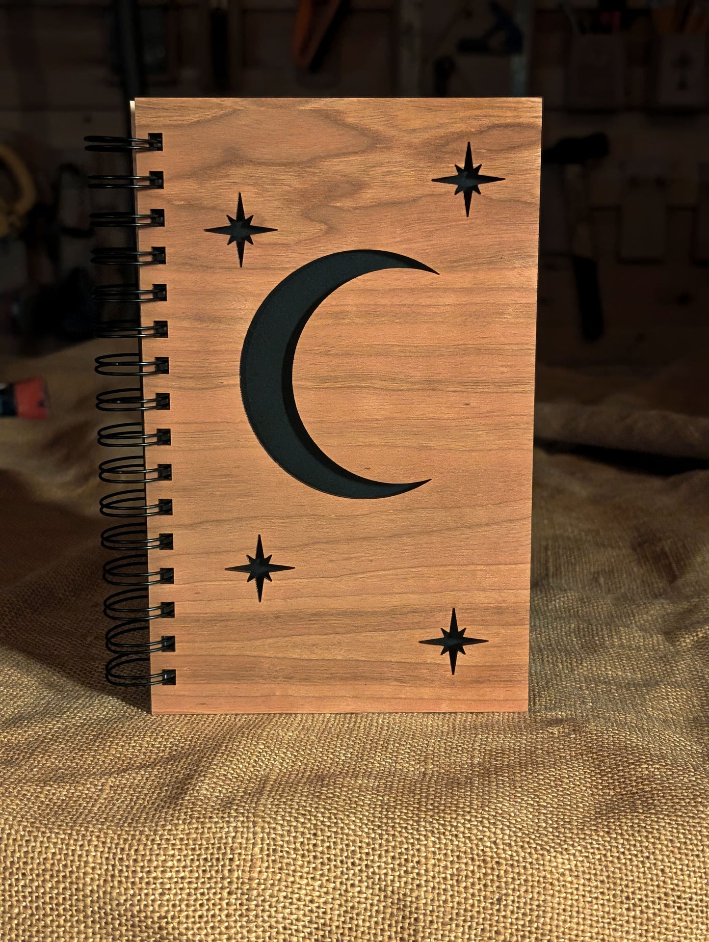 Moon and Stars Notebook