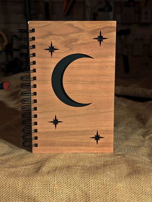 Moon and Stars Notebook