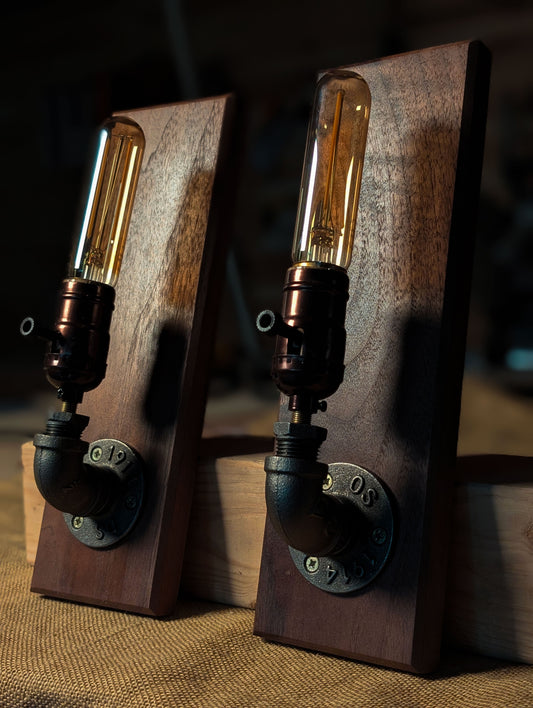 Walnut Wall Sconce