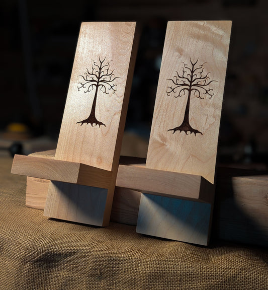 White Tree Wall Shelf
